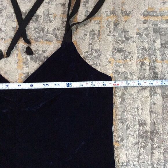 ELLA MOSS SERENE VELVET SLIP DRESS! EUC! SIZE S - Picture 5 of 12